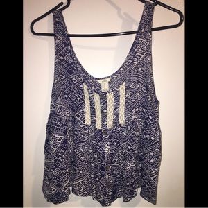 Patterned Tank Top