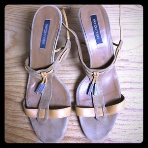 Sergio Rossi 2" heel beige