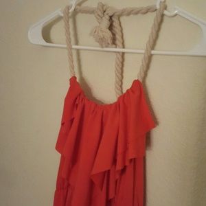 Burnt Orange Sun Dress