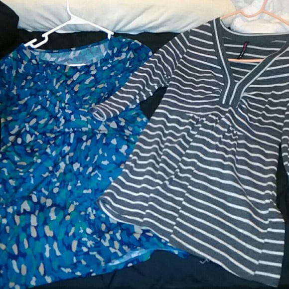 Two maternity shirts