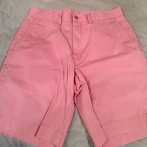 Light pink polo shorts