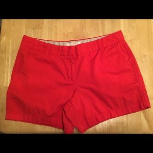 J. Crew 100% Cotton Chino Broken In Shorts