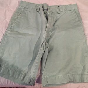Light green/blue polo shorts