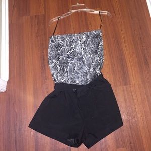 Express strapless romper