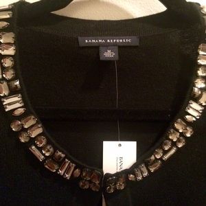 NWT Banana Republic Jeweled Cardigan