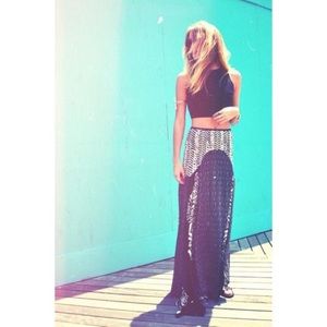 Free people high wasted dream maxi skirt