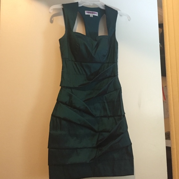 Jewel toned cocktail dress