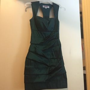 Jewel toned cocktail dress