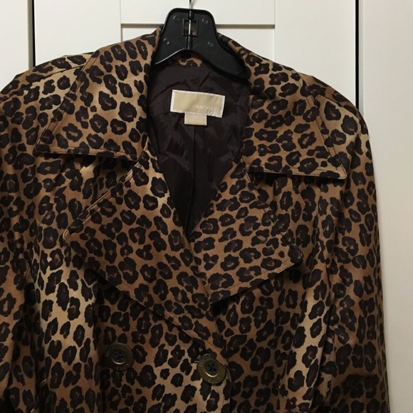 michael kors leopard coat