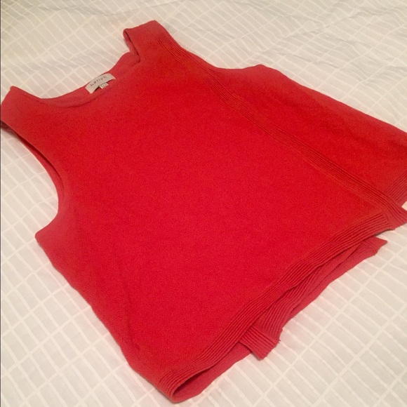 Orange Anthropologie tank top