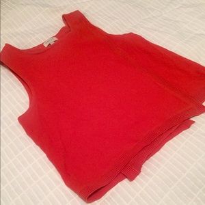 Orange Anthropologie tank top