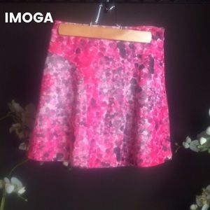 NWT Imoga Kylie Pink Floral Print Skirt