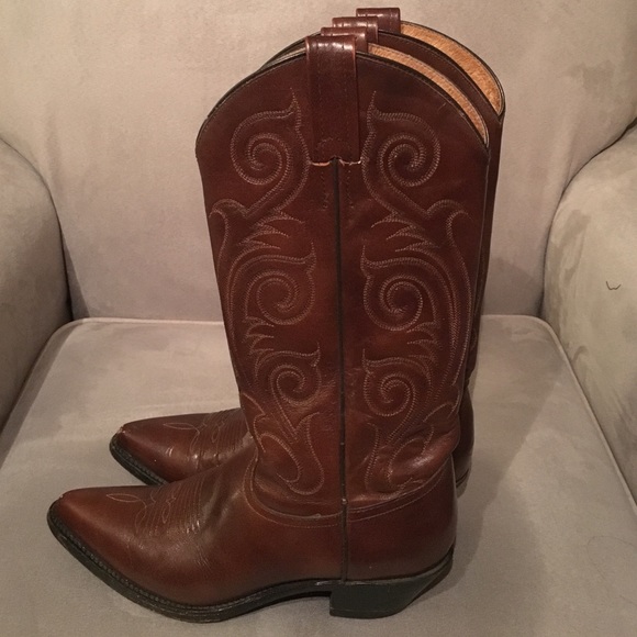 Tony Lama women's leather cowgirl boots SOLD