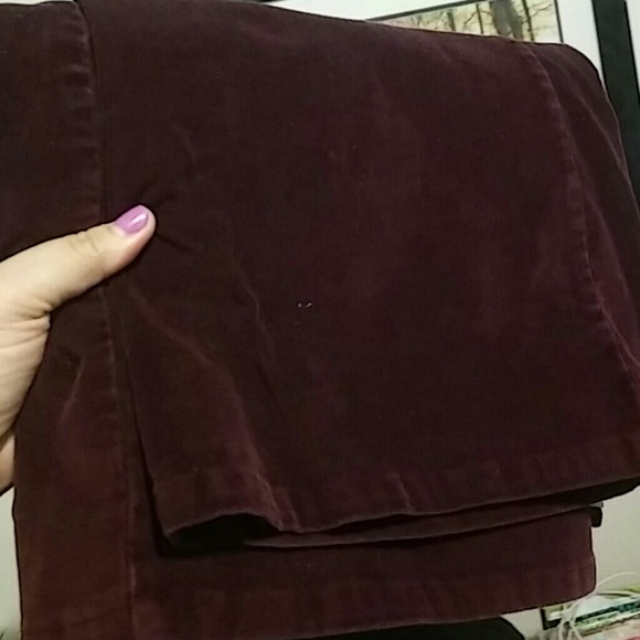 Wine corduroy, size 22