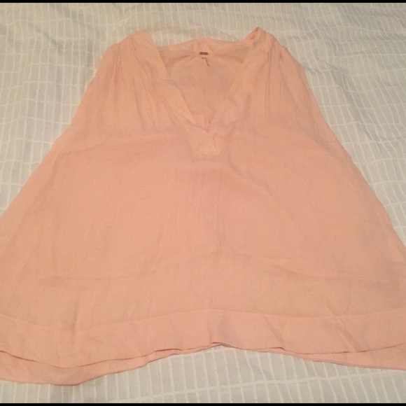 Blush pink Free People tank top
