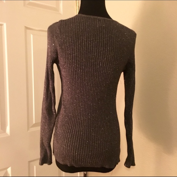Sparkle Charcoal Grey Sweater - Picture 2 of 4