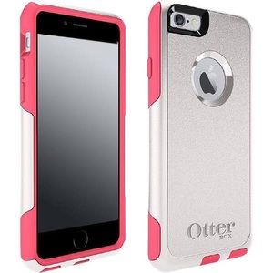 White/Pink Commuter OtterBox iPhone 6 Case