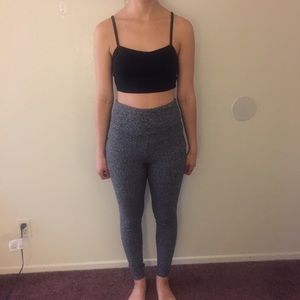 High waited knit leggings