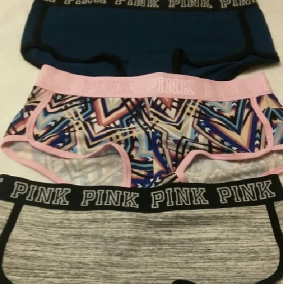 3 PINK BOY LOGOSHORT