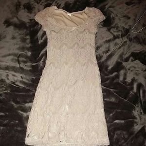 Pretty Things tan dress
