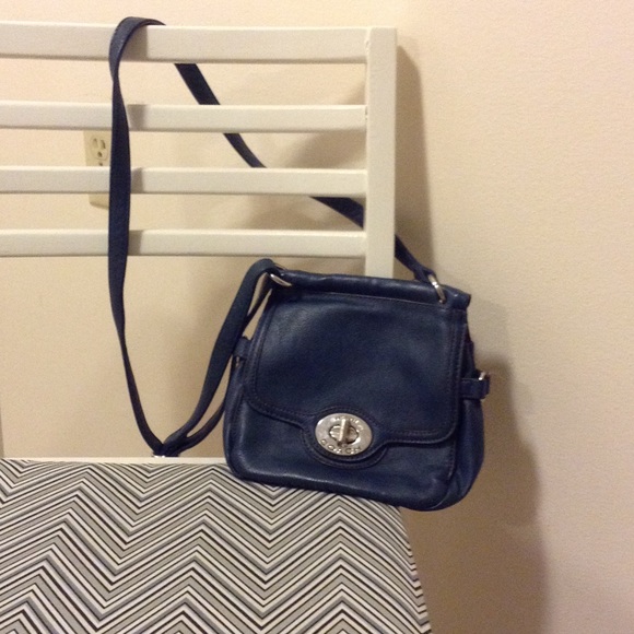 Coach Handbags - Navy Coach Purse