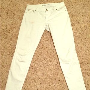 Michael Kors white skinny jeans