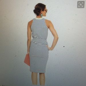 Lauren Moffatt 'Striped Pennant Fish V-Neck Tank