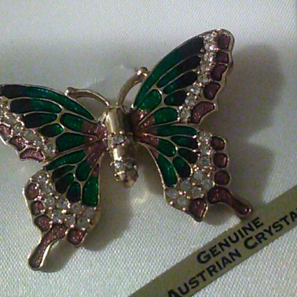 Butterfly brooche