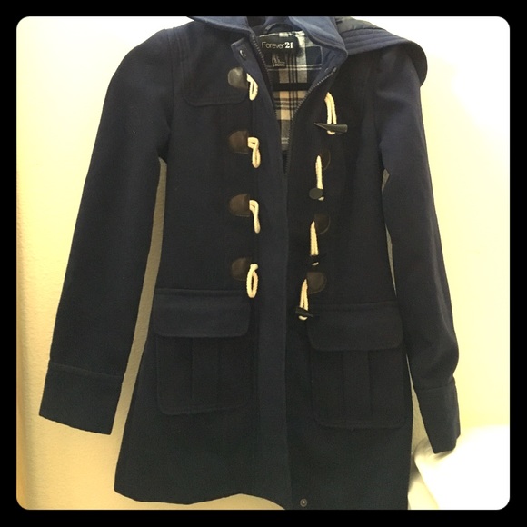 Navy Forever 21 coat