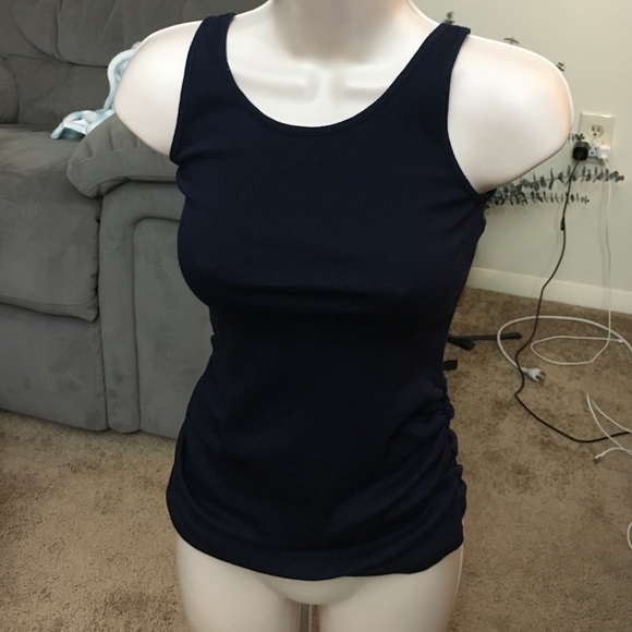 Maternity navy tank