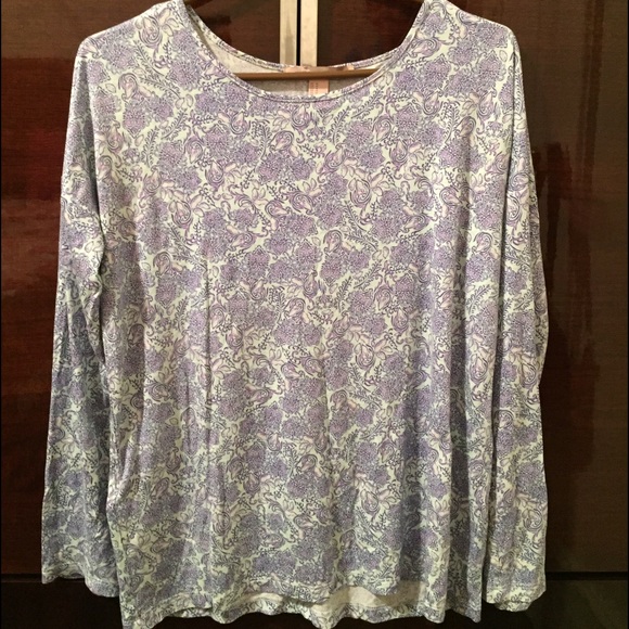 Blue Pastel floral shirt