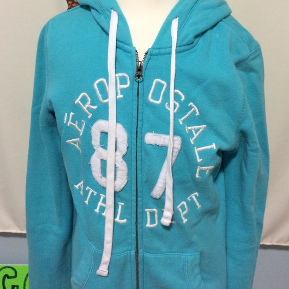 Blue Aeropostale Zip Sweatshirt