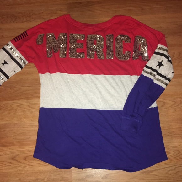 ❤️SOLD❤️ Victoria's Secret Americana Crew bling
