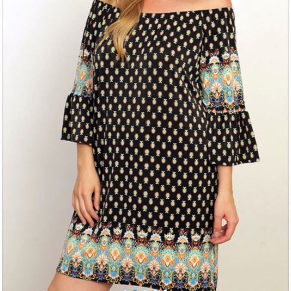 💥HOST PICK 1/30💥BORDER PRINT DRESS OR TUNIC - Picture 3 of 3