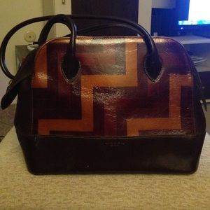 Tosca Blu Geometric Satchel