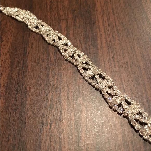 Silver formal bracelet