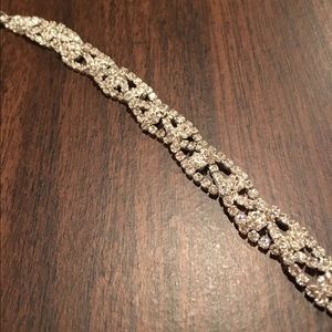 Silver formal bracelet