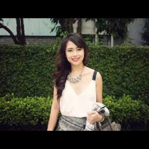 Zara White Top with black straps XS