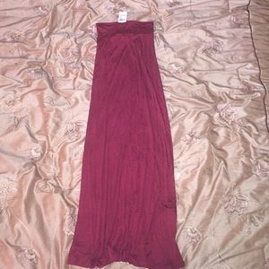 ‼️NWT‼️ Burgundy Maxi Skirt