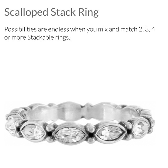 Scalloped Stack Ring
