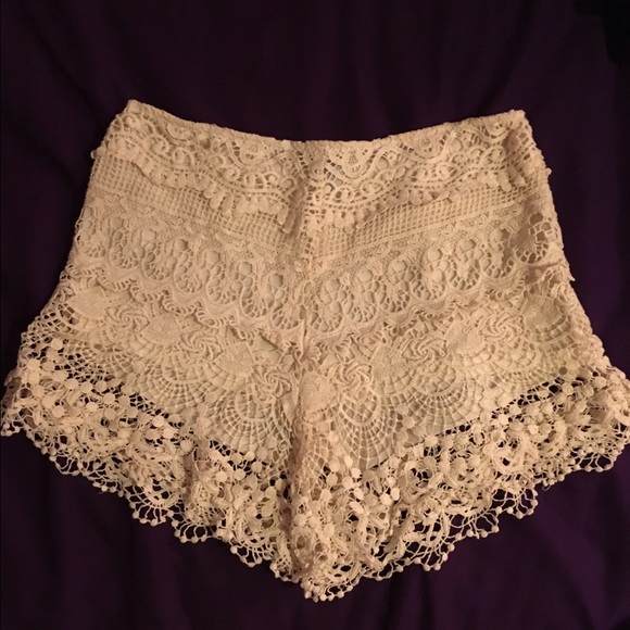 Lace shorts