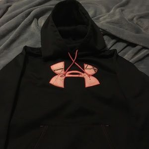 Under Armour Jackets & Coats - Under Armour black and pink Sweatshirt Under Armour Jackets & Coats - Under Armour black and pink Sweatshirt