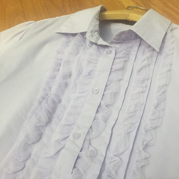 Lavender button down - Picture 2 of 3