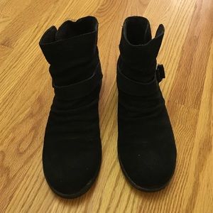 Black ankle boots