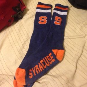 Syracuse Orange and Blue socks