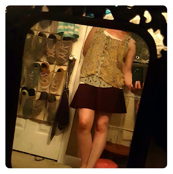 A.R. 2 piece floral sleeveless top