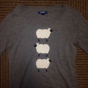 Old Navy Sheep Knit Sweater