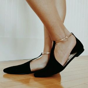 ZARA Ankle-strap Flats