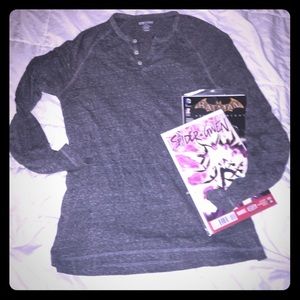 Gray old navy Henley