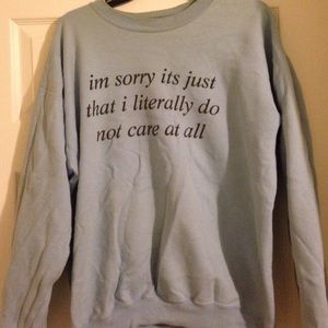 im sorry sweatshirt